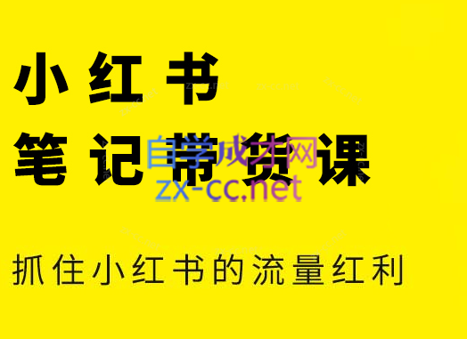 张宾·小红书笔记带货课(更新5月)-冒泡网