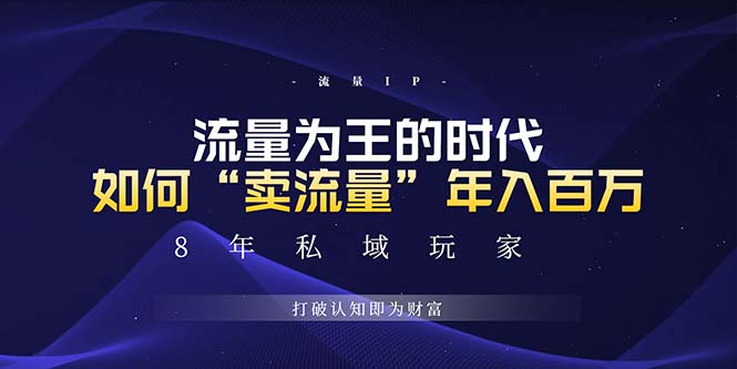 未来如何通过“卖流量”年入百万,跨越一切周期绝对蓝海项目-冒泡网