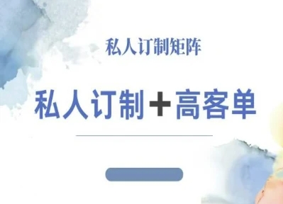 小红书自媒体咨询师IP教程，私人定制+高客单-冒泡网