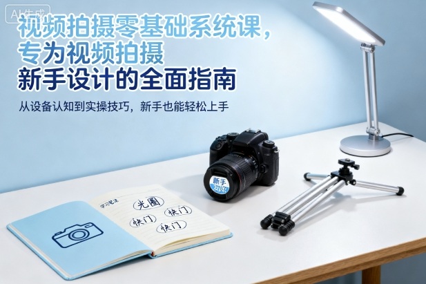 视频拍摄零基础系统课,专为视频拍摄新手设计的全面指南-冒泡网