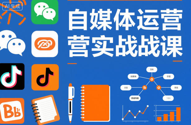 自媒体运营实战课,掌握一套系统的自媒体运营底层方法论,成为优秀的内容创作者-冒泡网