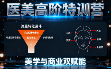 0-1000万医美高阶特训营课程-冒泡网