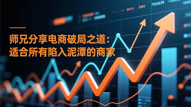师兄分享电商破局之道:适合所有陷入泥潭的商家-冒泡网