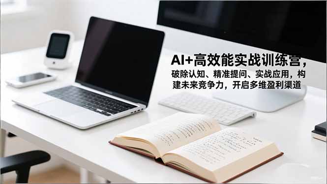 AI+高效能实战训练营,破除认知、精准提问、实战应用,构建未来竞争力,开启多维盈利渠道-冒泡网