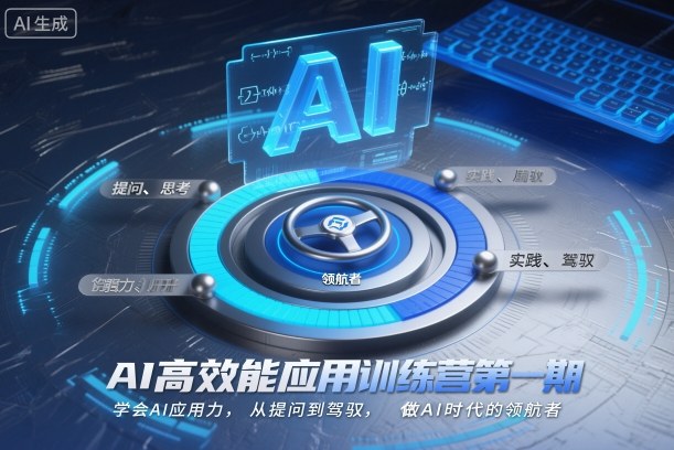 AI高效能应用训练营第一期,学会AI应用力,从提问到驾驭,做AI时代的领航者-冒泡网