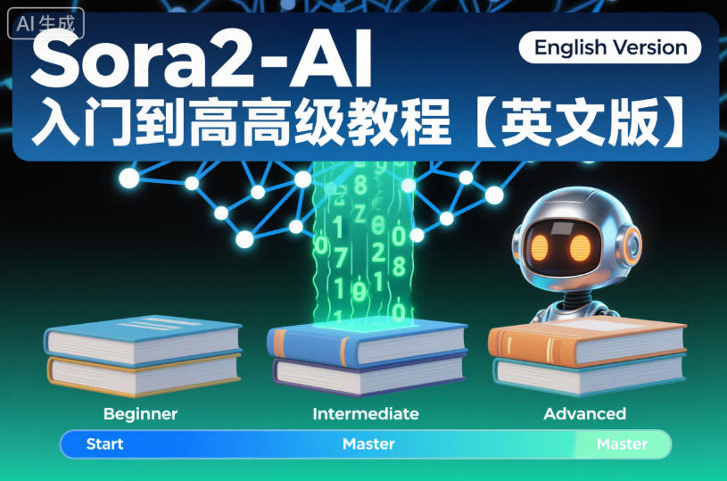 Sora2-AI入门到高级教程【英文版】-冒泡网