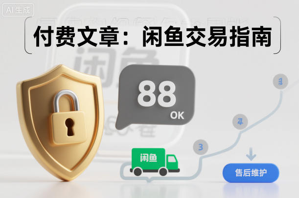 付费文章：闲鱼交易指南，怎么才能降低被坑被马扁的概率-冒泡网