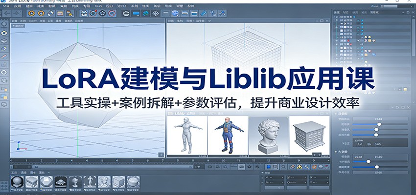 LoRA建模与Liblib应用课:工具实操+案例拆解+参数评估,提升商业设计效率-冒泡网