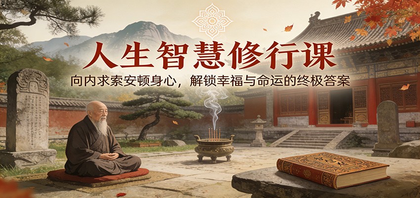 人生智慧修行课:向内求索安顿身心,解锁幸福与命运的终极答案-冒泡网