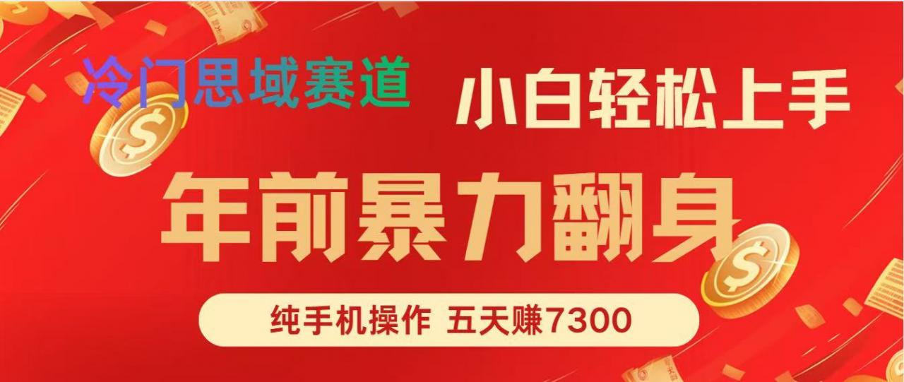 年前爆火项目，5天赚了7300-冒泡网