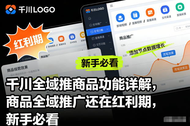 千川全域推商品功能详解,商品全域推广还在红利期,新手必看-冒泡网