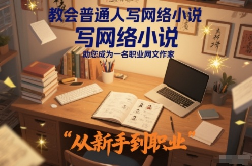 教会普通人写网络小说,助您成为一名职业网文作家-冒泡网