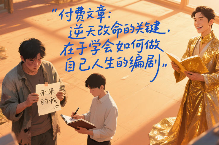 付费文章:逆天改命的关键,在于学会如何做自己人生的编剧-冒泡网