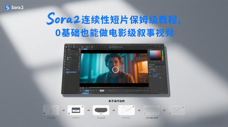 Sora2连续性短片保姆级教程,0基础也能做电影级叙事视频-冒泡网