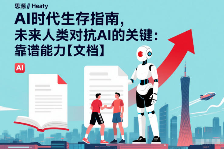 AI时代生存指南,未来人类对抗AI的关键:靠谱能力【文档】-冒泡网