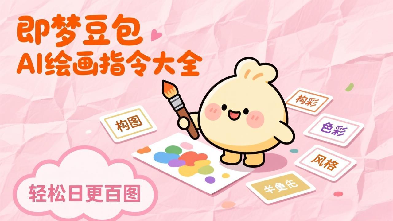 即梦豆包AI绘画指令大全:海量关键词库一键复制,出图效率提升10倍,轻松日更百图-冒泡网