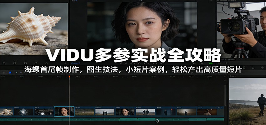 VIDU多参实战全攻略：海螺首尾帧制作，图生技法，小短片案例，轻松产出高质量短片-冒泡网