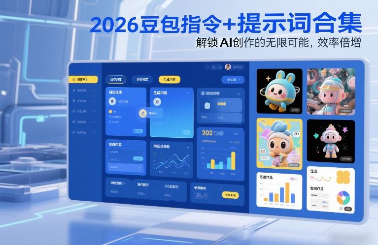 2026豆包指令+提示词合集,解锁AI创作的无限可能,效率倍增-冒泡网