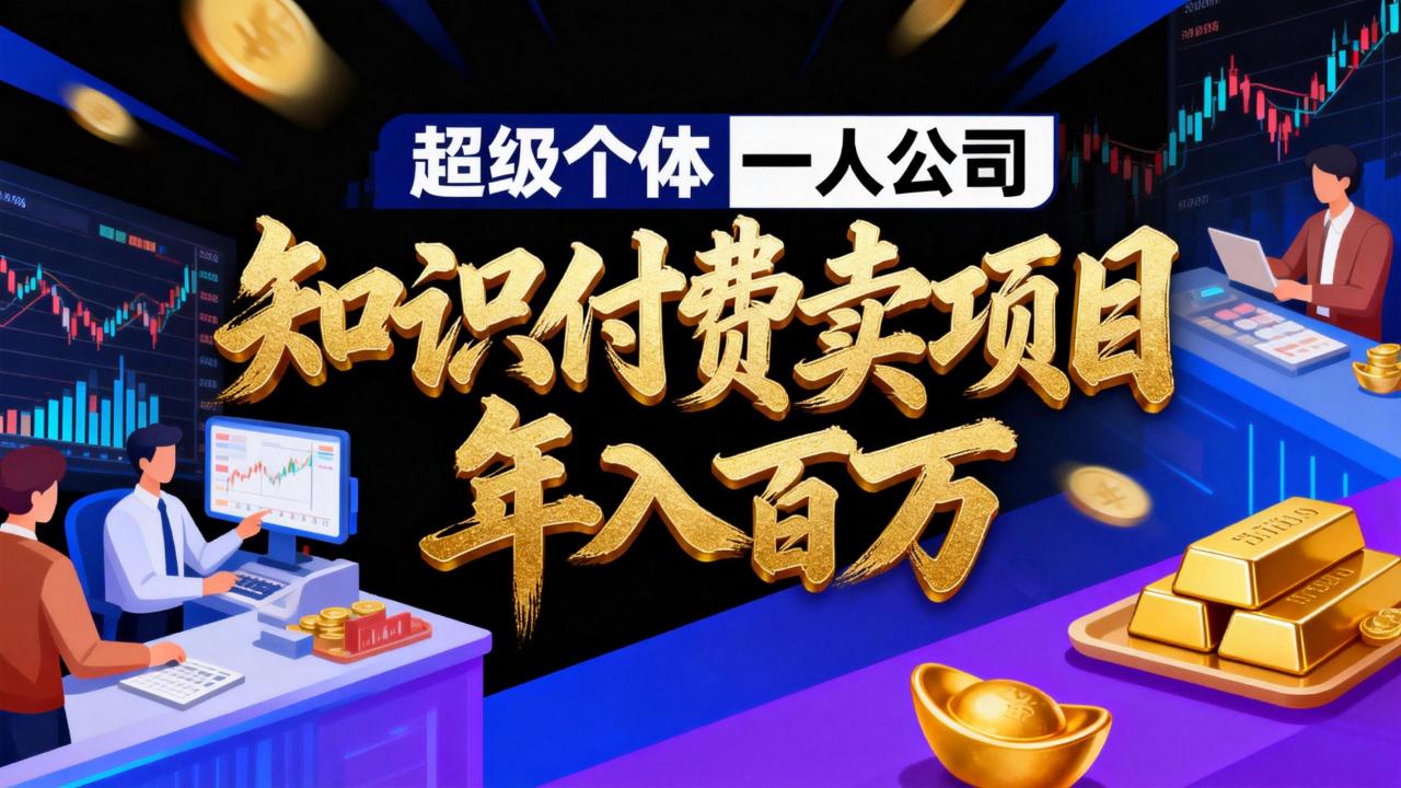 2026年“超级个体一人公司”私域卖项目年入百万，个人IP-精准引流-项目包装-转化成交-冒泡网