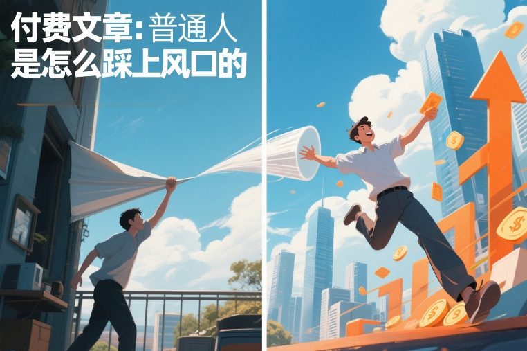 付费文章：普通人是怎么踩上风口的-冒泡网