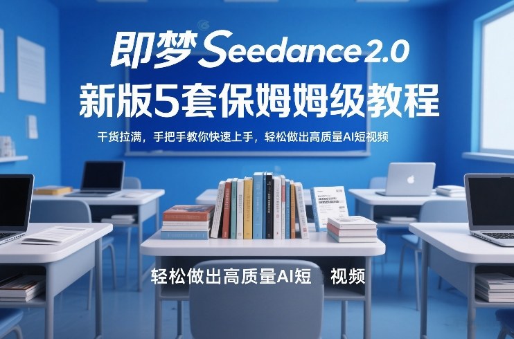 即梦Seedance2.0新版5套保姆级教程,干货拉满,手把手教你快速上手,轻松做出高质量AI短视频-冒泡网