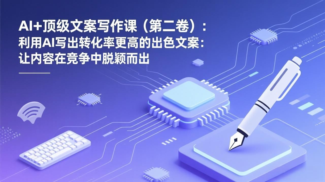 AI+顶级文案写作课(第二卷-冒泡网