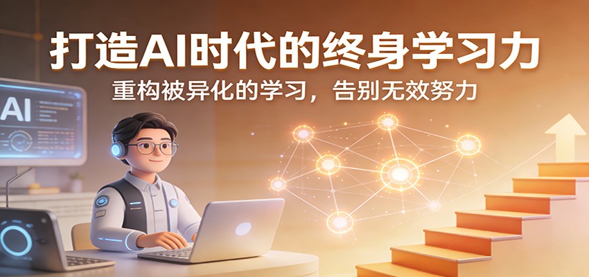 打造AI时代的终身学习力:重构被异化的学习,告别无效努力-冒泡网