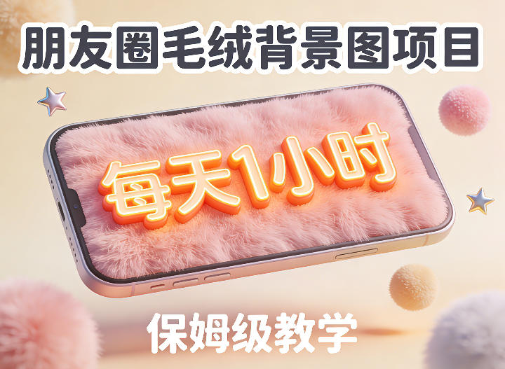 朋友圈动态背景图项目，每天1小时，实战保姆级教学【第二期】-冒泡网