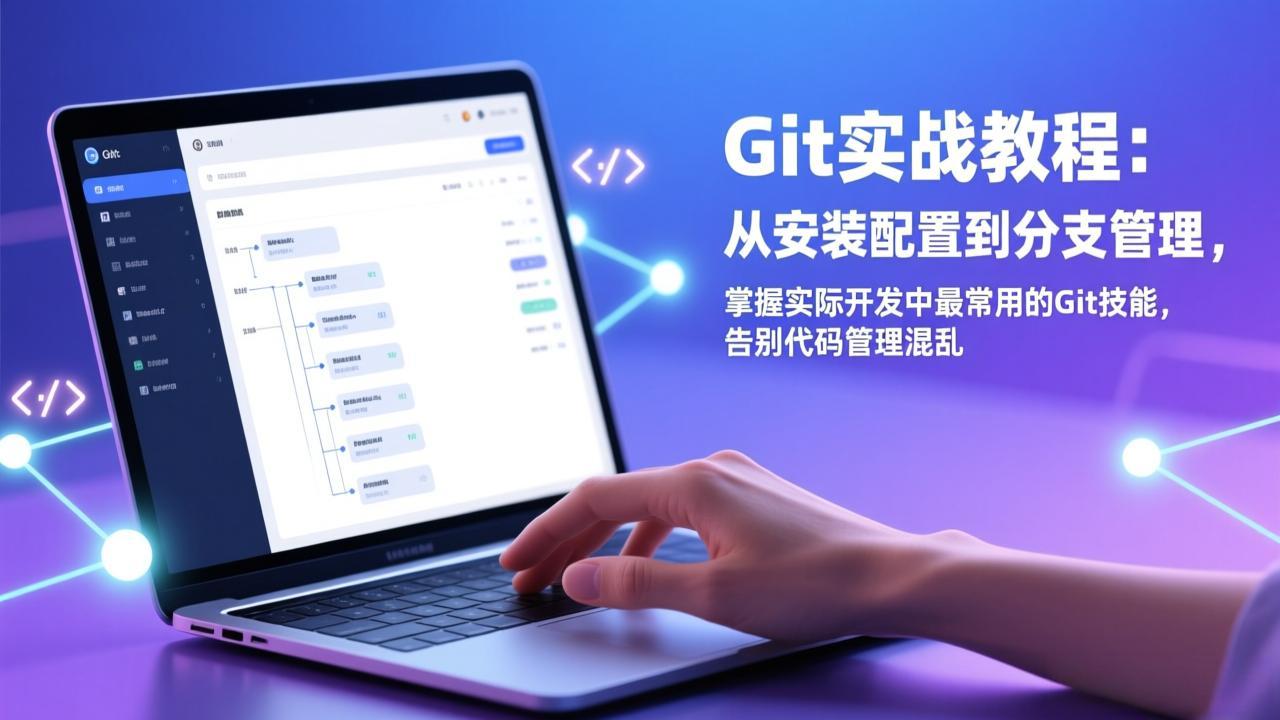 Git实战教程:从安装配置到分支管理,掌握实际开发中最常用的Git技能,告别代码管理混乱-冒泡网