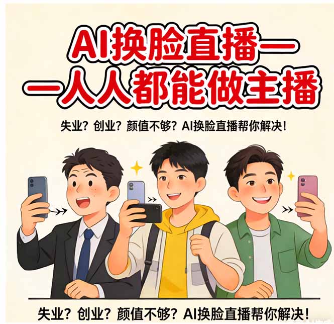 AI换脸直播,人人都能做主播-冒泡网
