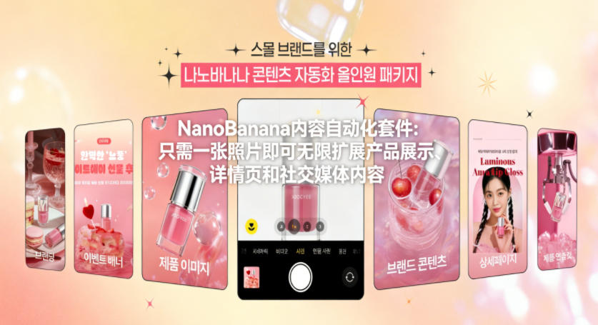 NanoBanana内容自动化套件：只需一张照片即可无限扩展产品展示、详情页和社交媒体内容！-冒泡网