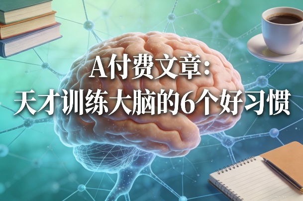 付费文章:天才训练大脑的6个好习惯-冒泡网