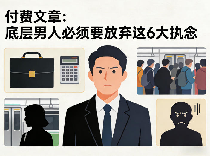 付费文章：底层男人必须要放弃这6大执念-冒泡网