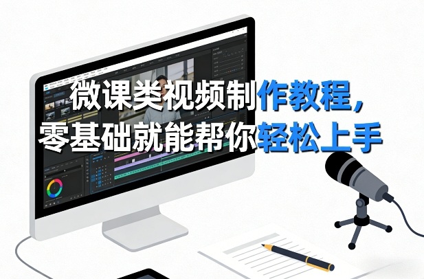 微课类视频制作教程,零基础就能帮你轻松上手-冒泡网
