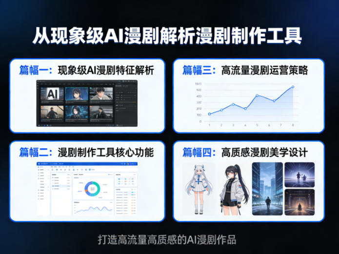 从现象级AI漫剧解析漫剧制作工具,四大篇幅带你了解漫剧,打造高流量高质感的AI漫剧作品-蜗牛学社