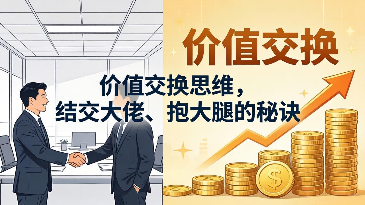 某付费文章：价值交换思维，结交大佬、抱大腿的秘诀-蜗牛学社