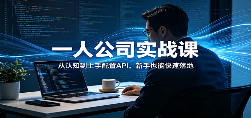 一人公司实战课:从认知到上手配置API,新手也能快速落地-蜗牛学社