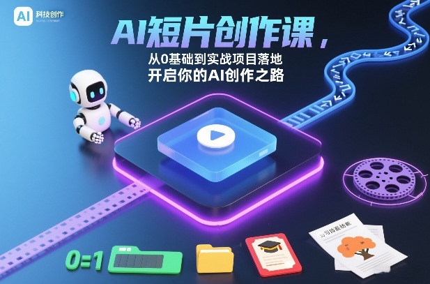 AI短片创作课，从0基础到实战项目落地，开启你的AI创作之路(更新0411)-蜗牛学社