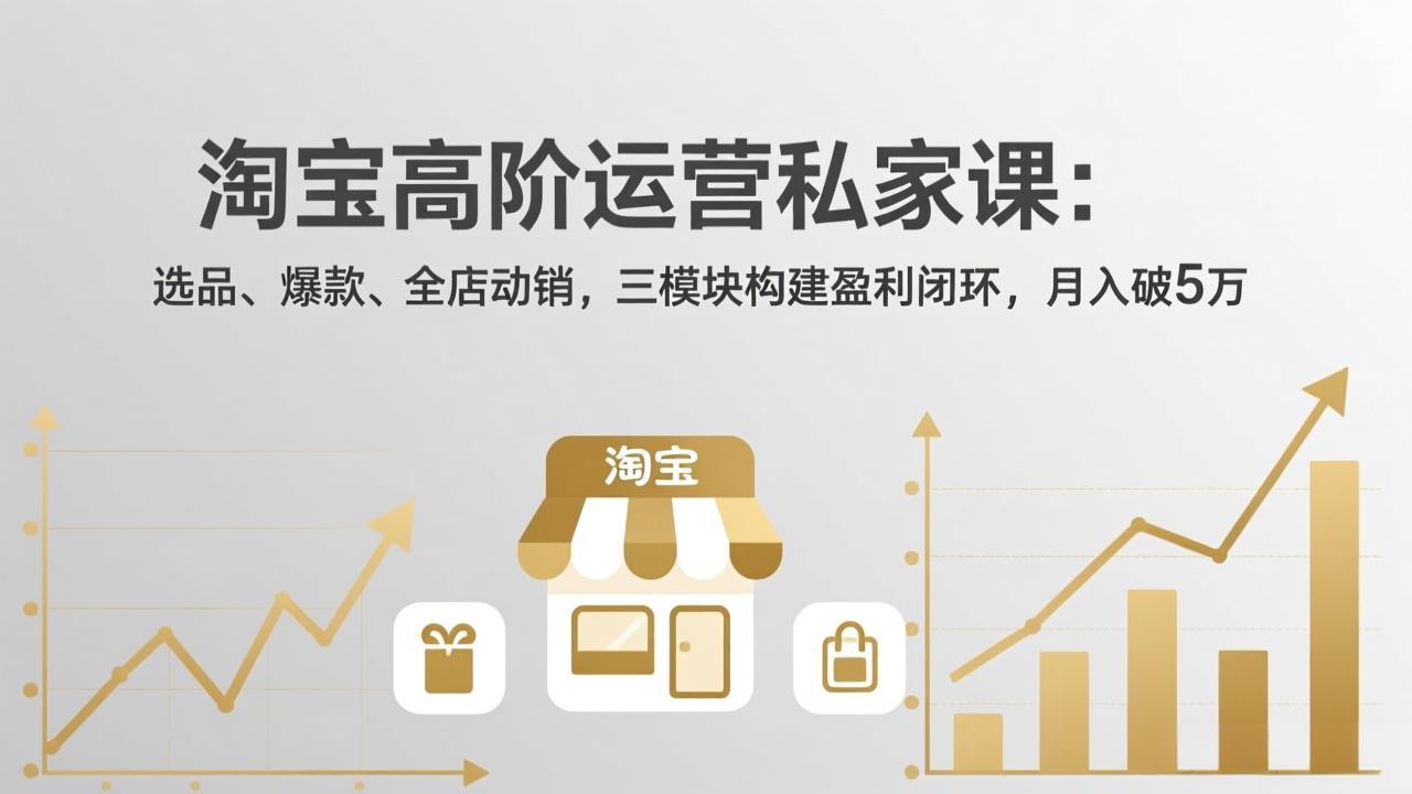 淘宝高阶运营私家课(更新26年4月18-蜗牛学社