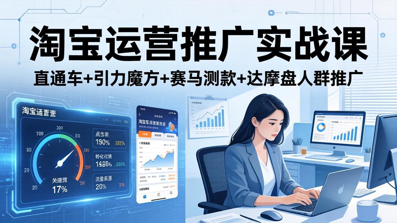 淘宝运营推广实战课(更新26年4月-蜗牛学社