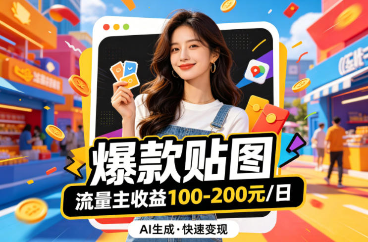借助AI生成爆款贴图做公众流量主，当日收益100-200-蜗牛学社