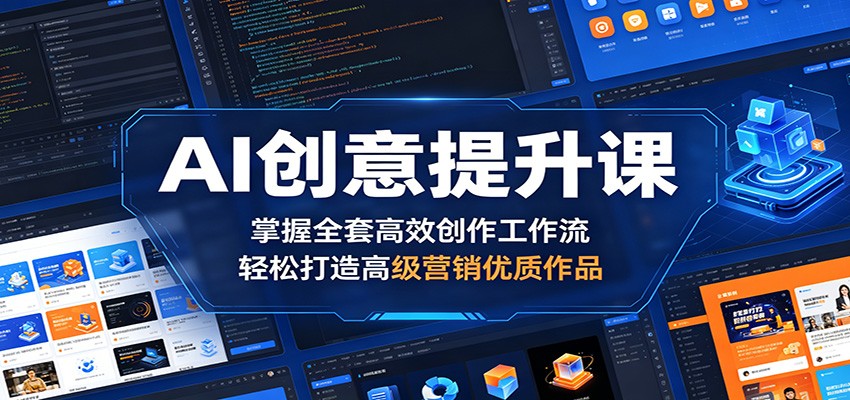 AI创意提升课:掌握全套高效创作工作流,轻松打造高级营销优质作品-蜗牛学社