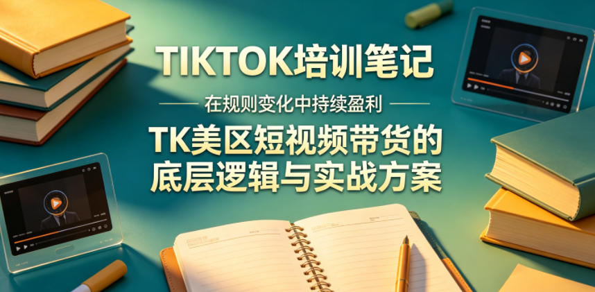 视界跨境TIKTOK4月17培训笔记,在规则变化中持续盈利,TK美区短视频带货的底层逻辑与实战方案【文档】-蜗牛学社