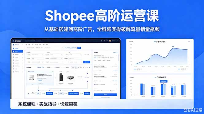 Shopee高阶运营课-2026年5月更新,从基础搭建到高阶广告,全链路实操破解流量销量瓶颈-蜗牛学社