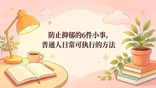 付费文章:防止抑郁的6件小事,普通人日常可执行的方法-蜗牛学社