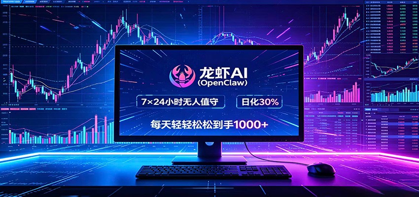 龙虾AI(OpenClaw)全自动挂机,智能操控电脑高效执行任务,每天轻松到手四位数-蜗牛学社