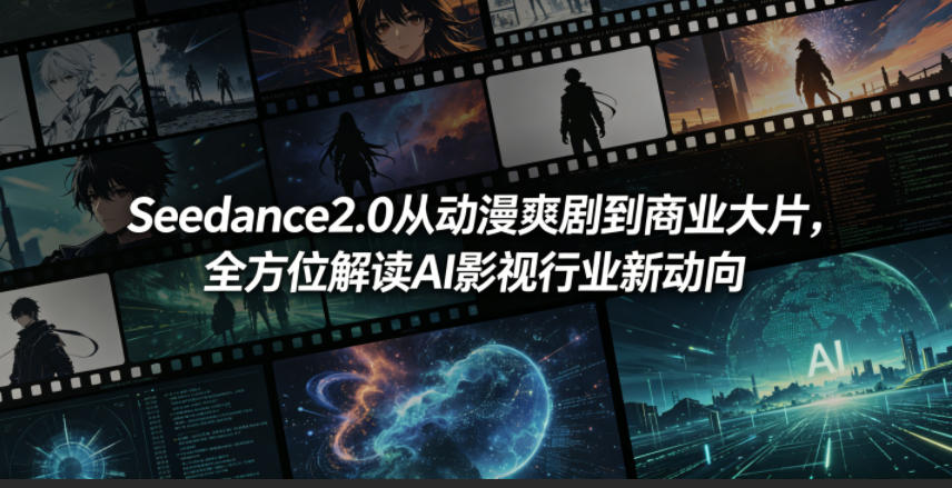 Seedance2.0从动漫爽剧到商业大片,全方位解读AI影视行业新动向-蜗牛学社