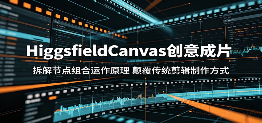 HiggsfieldCanvas创意成片：拆解节点组合运作原理，颠覆传统剪辑制作方式-蜗牛学社