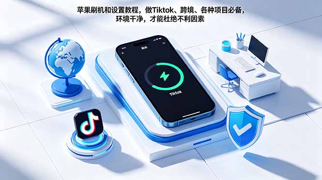 苹果刷机和设置教程,做Tiktok、跨境、各种项目必备,环境干净,才能杜绝不利因素-蜗牛学社