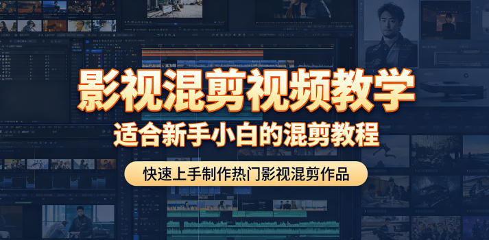 影视混剪视频教学,适合新手小白的混剪教程,快速上手制作热门影视混剪作品-蜗牛学社